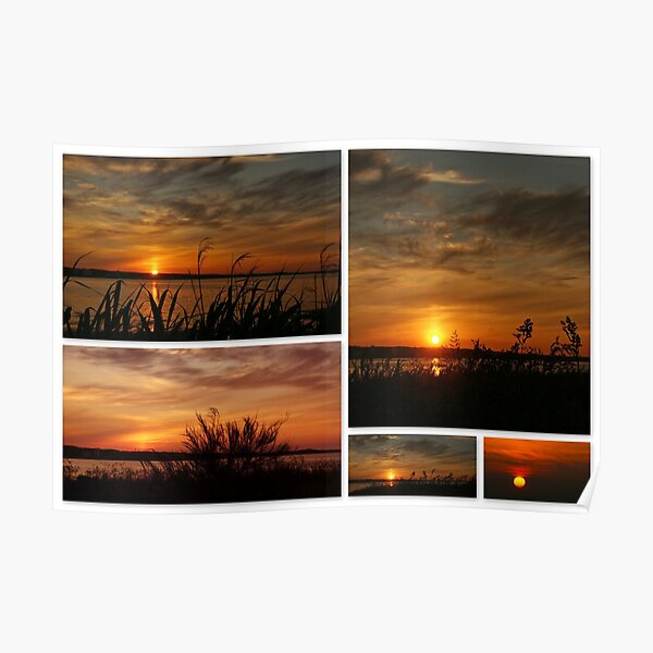 Sunset Collage Poster