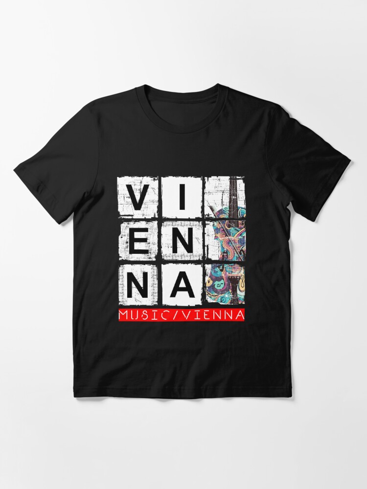 Vienna typographic printed t shirt