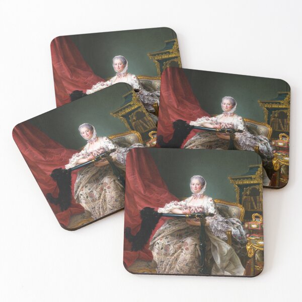 Item preview, Portrait of Madame de Pompadour at her Tambour Frame by François Hubert Drouais designed and sold by Xzendor7 Digital Art Creations.