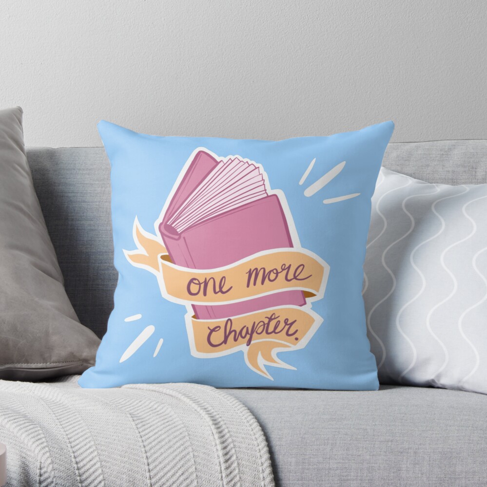 One More Chapter Throw Pillow