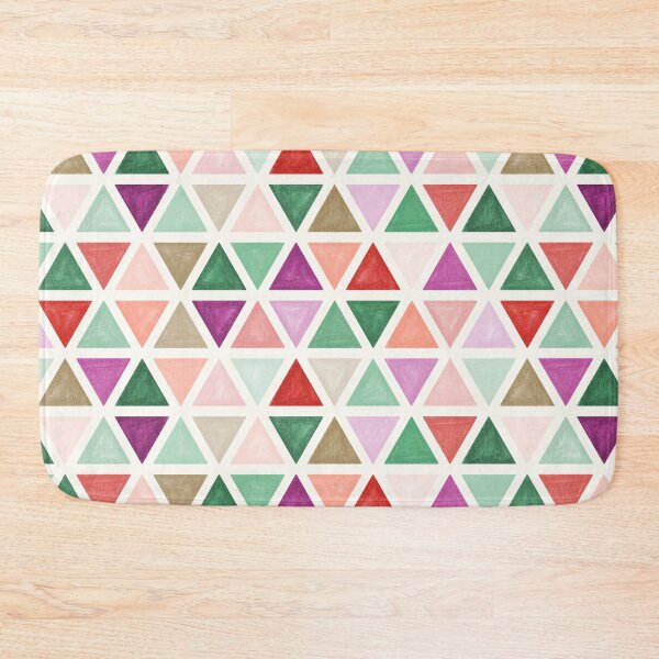 Item preview, Colorful triangles geometric pattern designed and sold by HannaPaulina.