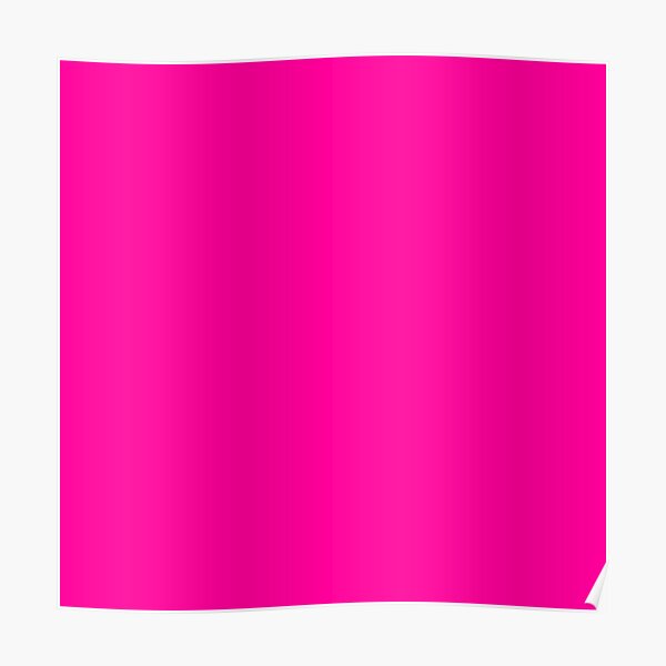 "Hot Pink" Poster by Dareimages Redbubble