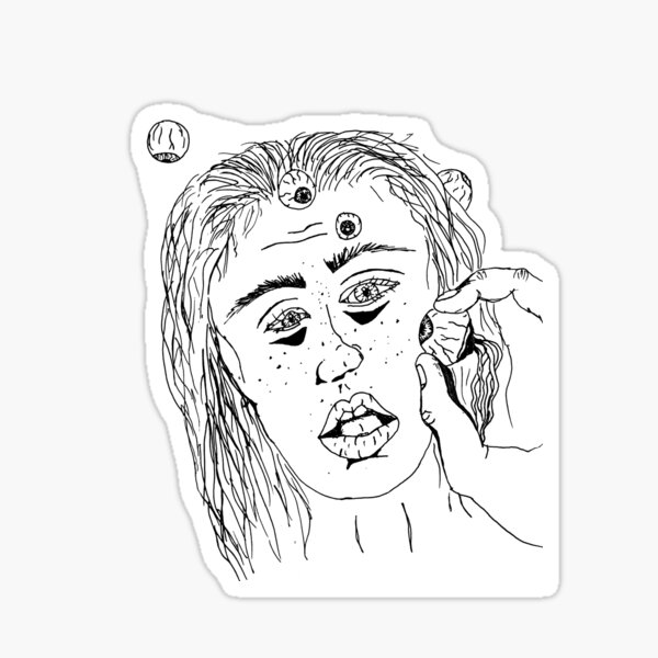 falling apart Sticker