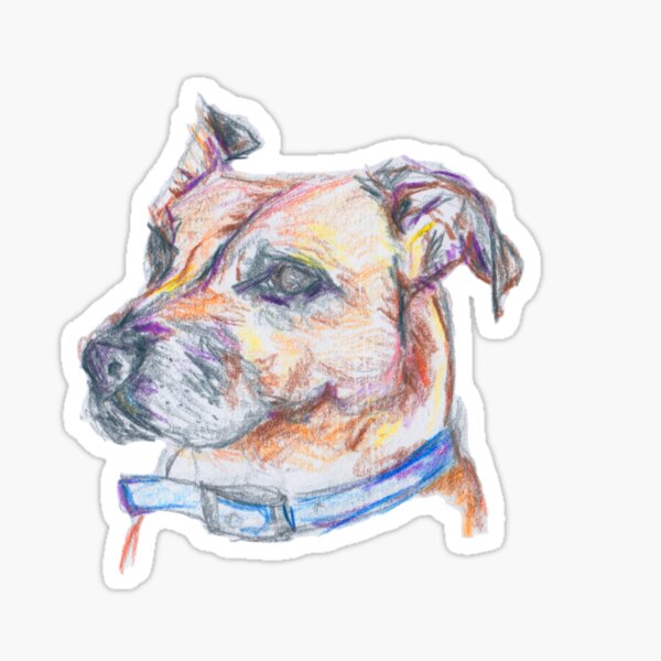 gemma's headshot Sticker