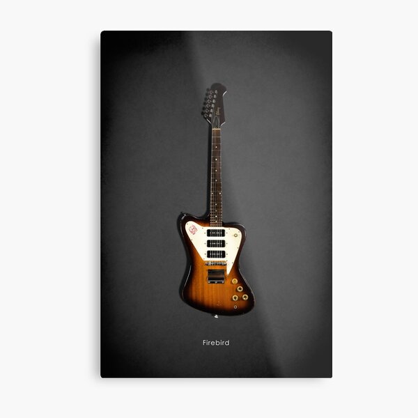 The Firebird Classic Guitar Metal Print