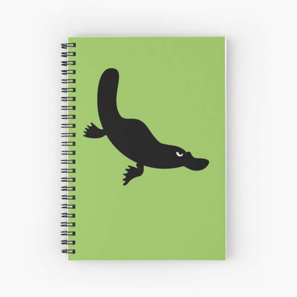 Angry Animals - Platypus Spiral Notebook
