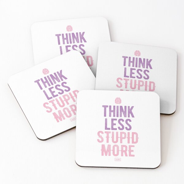 Item preview, Think Less Stupid More designed and sold by MANZER.