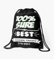 Personal Trainer Funny Slogan Hobby Work Worker Job Fun Saying Gift Drawstring Bag
