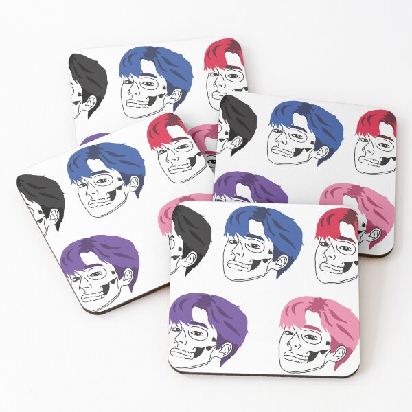 Item preview, jimin inspired skull  designed and sold by ZahraPew.