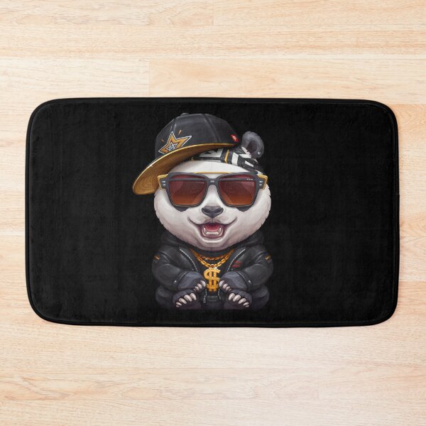 Item preview, Happy Smiling Giant Panda Bear Cub Hip-Hop Super Star designed and sold by anmlz.