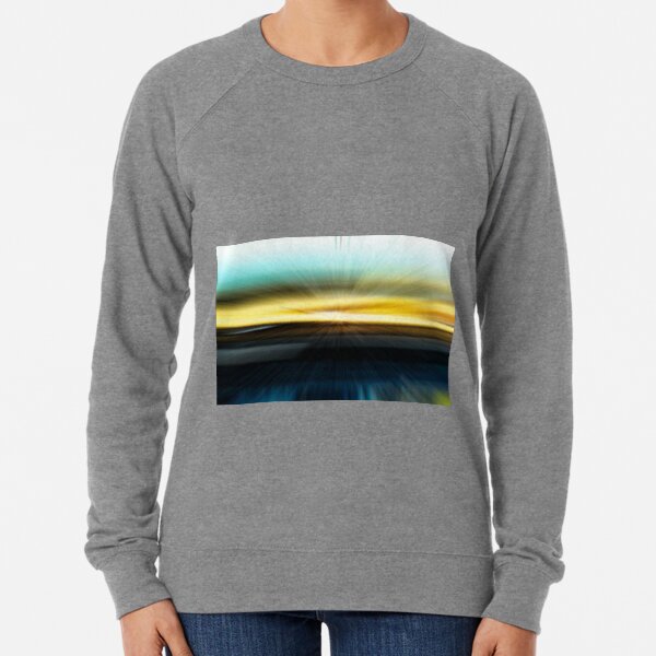 The Beach Abstract - 2 Lightweight Sweatshirt