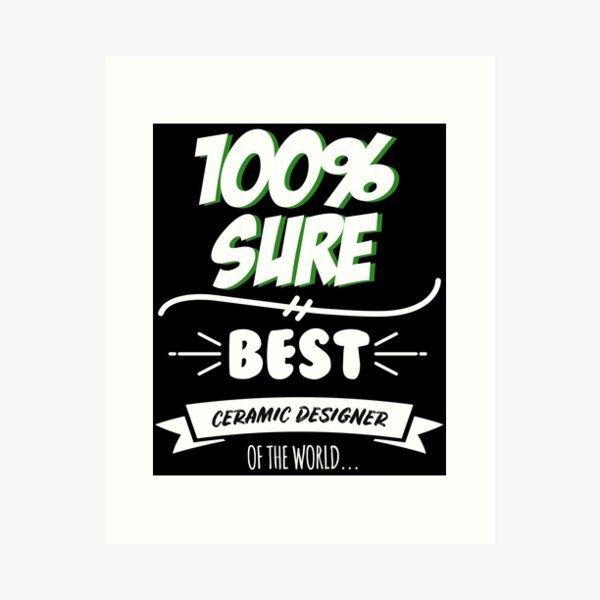 Item preview, Ceramic Designer Funny Slogan Hobby Work Worker Job Fun Saying Gift designed and sold by trybest.