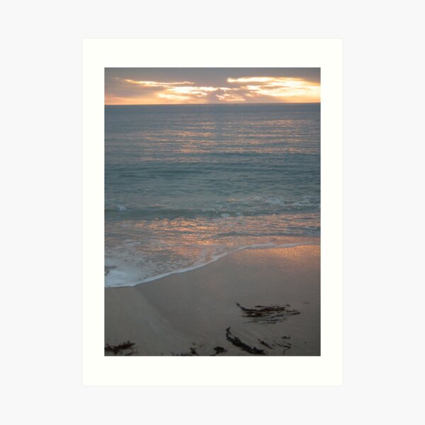 Sunset at Glenelg 1 Art Print
