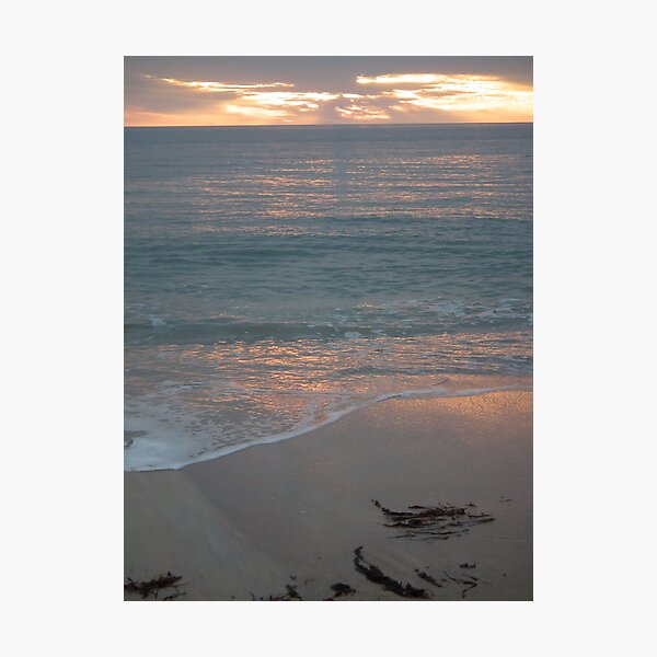 Sunset at Glenelg 1 Photographic Print