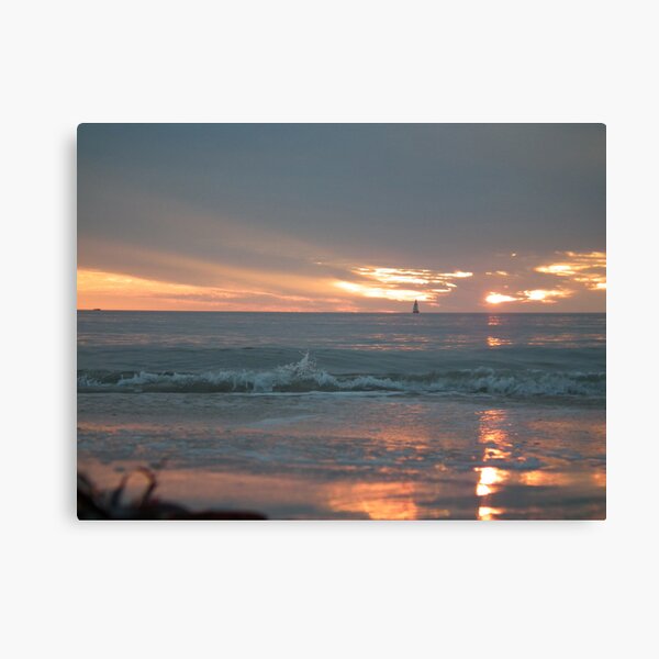 Sunset at Glenelg beach 2 Canvas Print