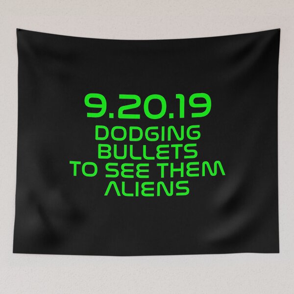 Item preview, UFO Dodging Bullets See Them Aliens designed and sold by wilsonellis.