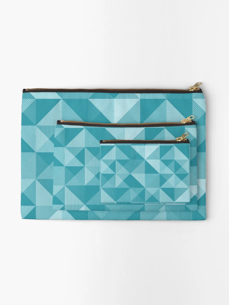 Thumbnail 2 of 4, Zipper Pouch, Hatched Module #2 designed and sold by ChunkyDesign.