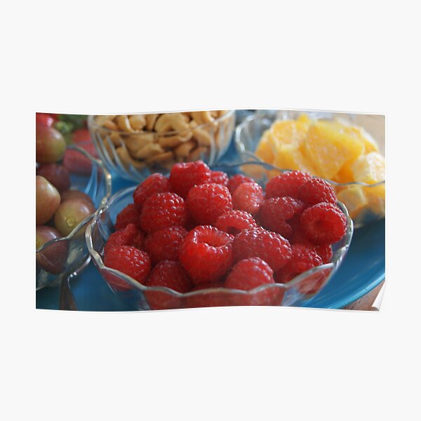 Fresh Raspberry Poster