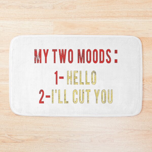 Item preview, Womens My Two Moods Funny Tee Novelty Humor Shirts Cool Graphic Hilarious T-Shirt designed and sold by aghlessan.