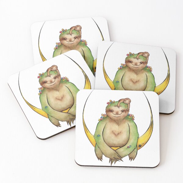 Item preview, Moon sloth designed and sold by SlothComics.