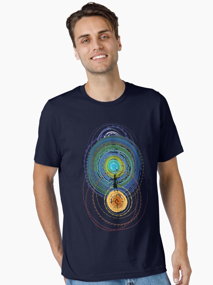 Thumbnail 2 of 7, Essential T-Shirt, Mandala Sun designed and sold by LGiol.