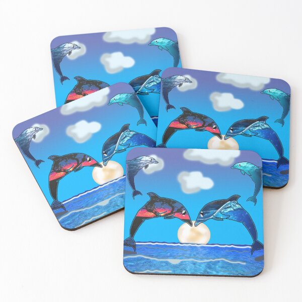 Item preview, Aquatic ocean dolphins designed and sold by Chloemcglinchey.