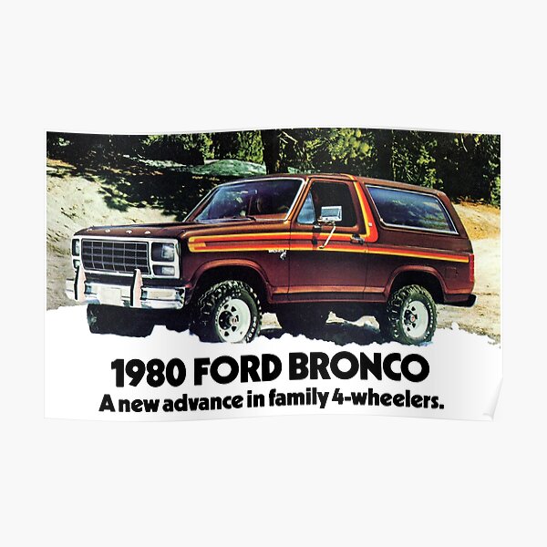 FORD BRONCO Poster