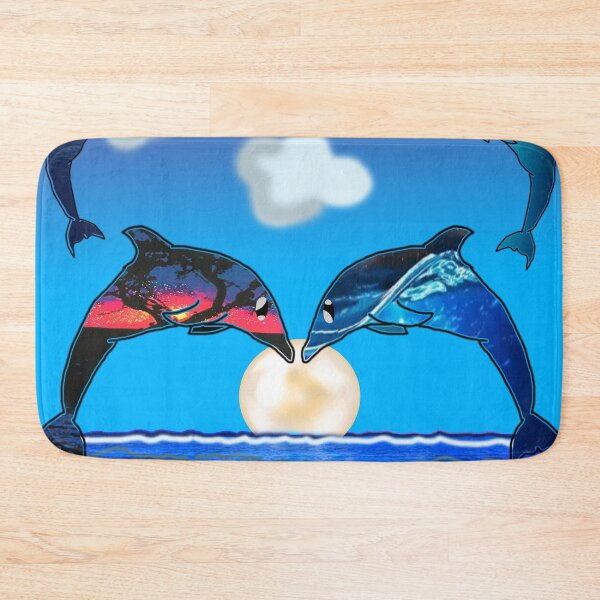 Item preview, Aquatic ocean dolphins designed and sold by Chloemcglinchey.