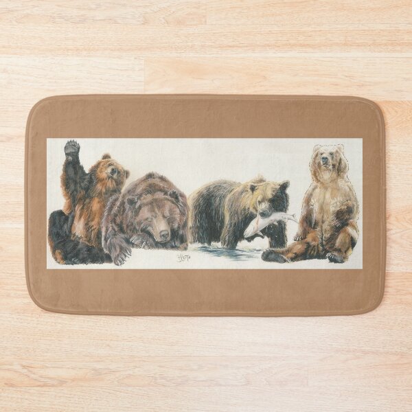 Item preview, North American Grizzly Bear Wrap designed and sold by BarbBarcikKeith.