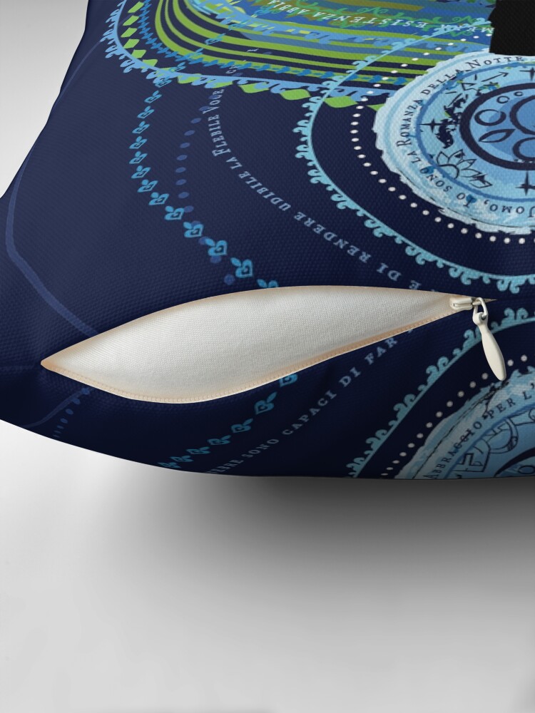 Thumbnail 2 of 4, Pillow, Mandala Moon designed and sold by LGiol.