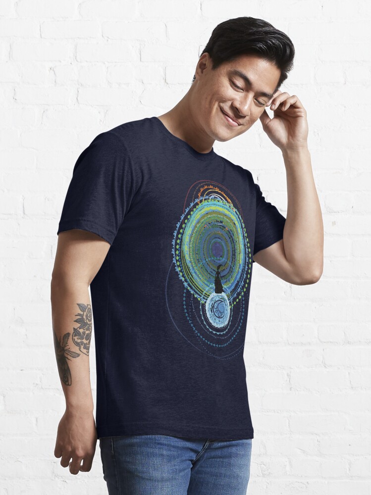 Thumbnail 3 of 7, Essential T-Shirt, Mandala Moon designed and sold by LGiol.