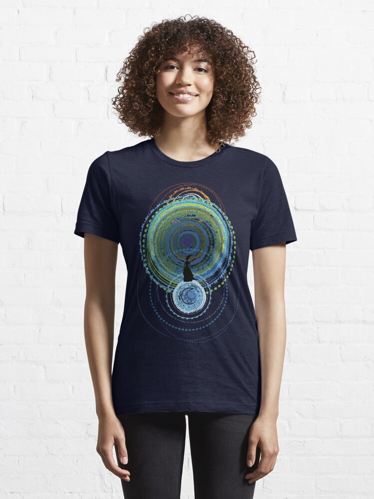 Thumbnail 6 of 7, Essential T-Shirt, Mandala Moon designed and sold by LGiol.
