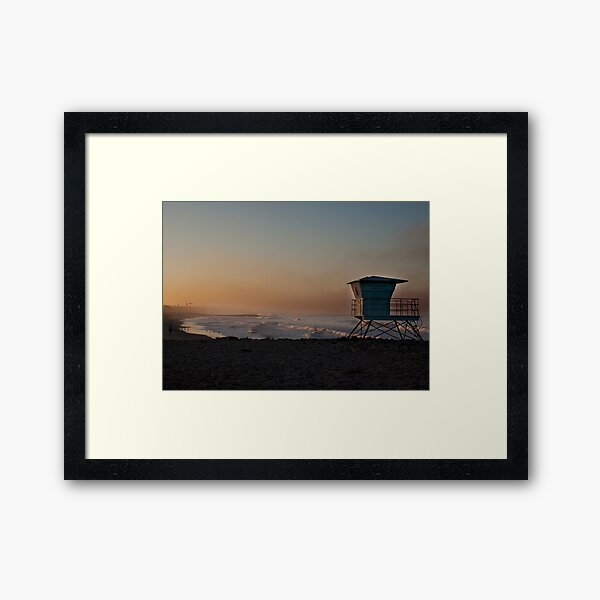 No lives being guarded Framed Art Print