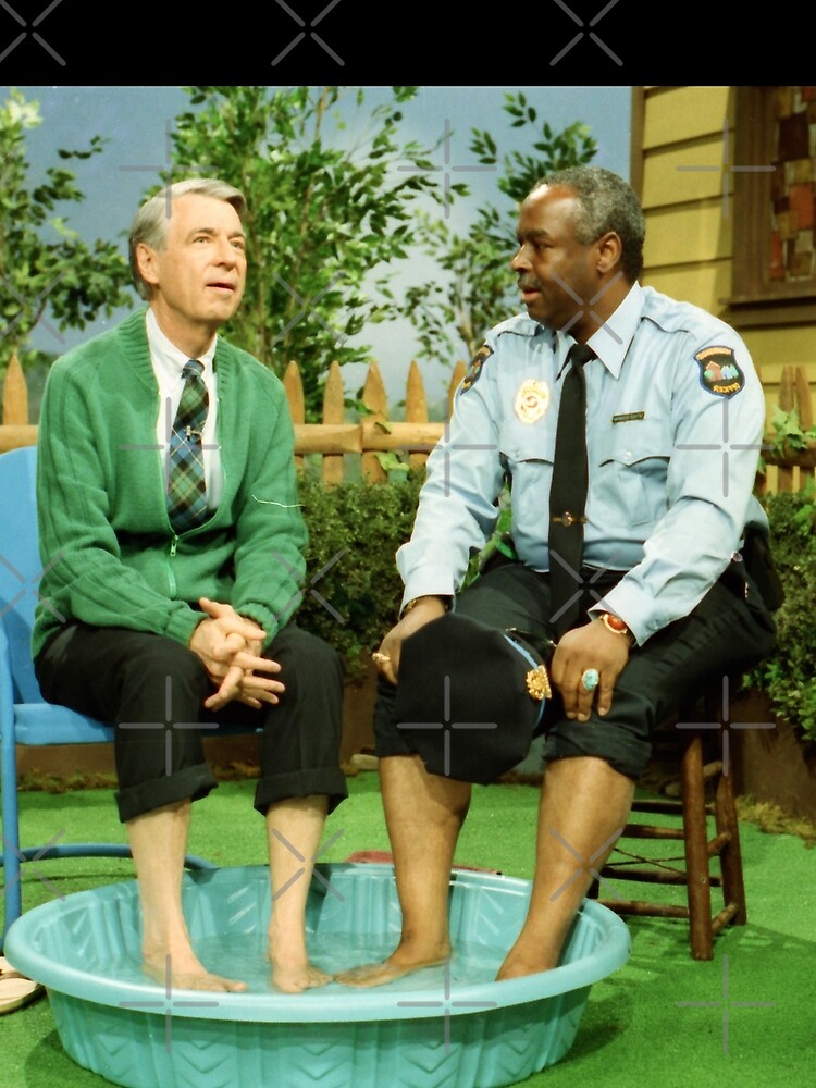 Mister Rogers & Officer Clemmons cooling their feet by CCfactory