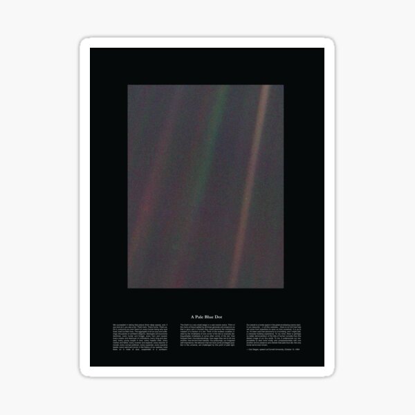 Copie de Pale Blue Dot Nasa x Carl Sagan Sticker