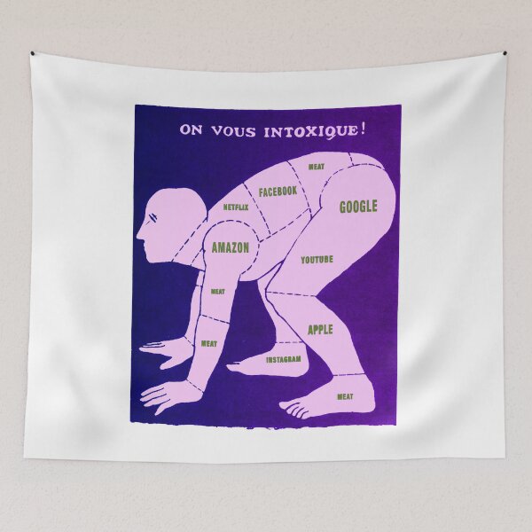 Item preview, Paris Revolt, Mai 68 Inspired: 'On Vous Intoxique' or 'You Are Intoxicated' designed and sold by Day Chapman.