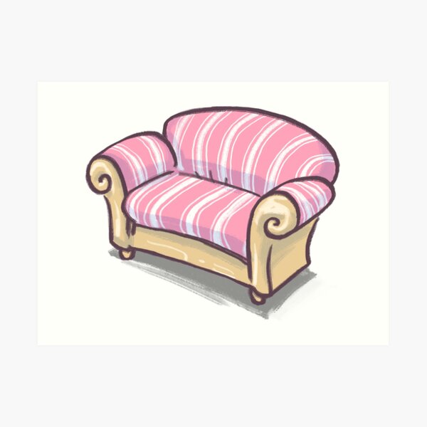 sofa Art Print