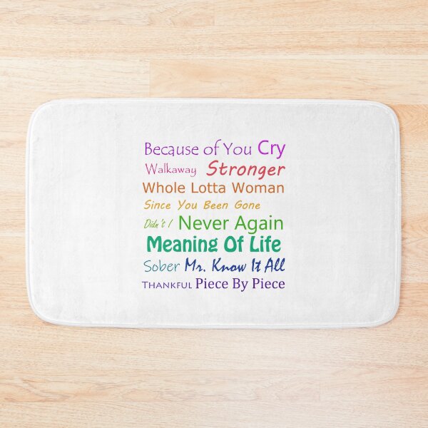 Item preview, Kelly Clarkson Song titles. designed and sold by Emilie Boulter.