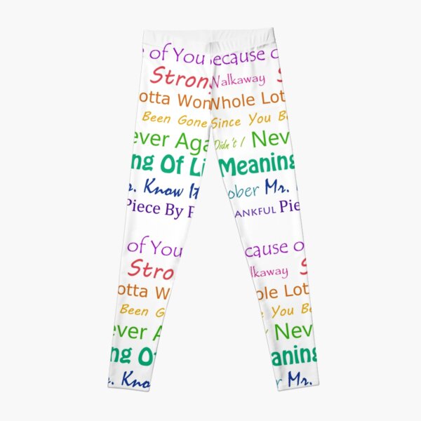 Meaning Of Music Leggings Redbubble - tame impala roblox id