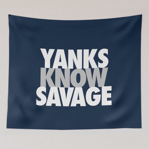 Item preview, Baseball - Yanks Know Savage designed and sold by VintageTeesNow.