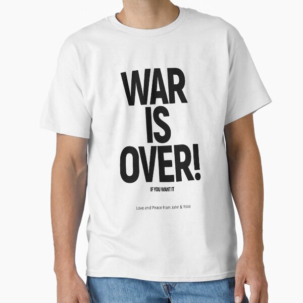Item preview, WAR IS OVER! IF YOU WANT IT: (John & Yoko) in Original Black on White designed and sold by Day Chapman.
