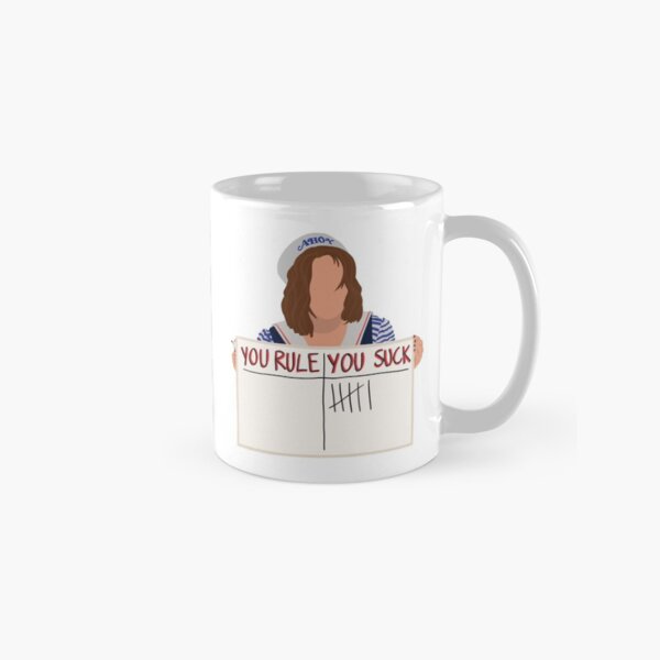 VOUS SUCEZ ~ Stranger Things 3 Robin Mug classique
