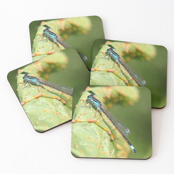 Item preview, Blue tailed damselfly designed and sold by GreyFeatherPhot.