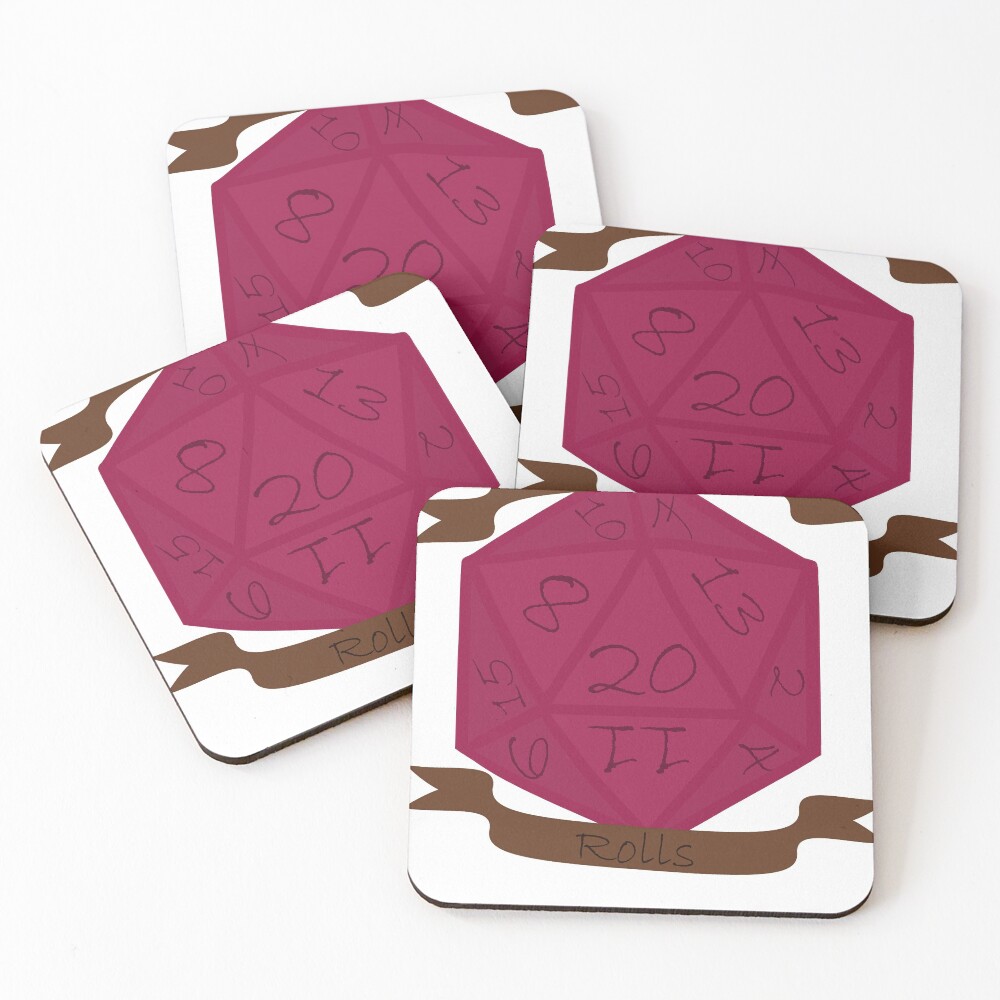 Item preview, Coasters (Set of 4) designed and sold by CarbuncleFlora.