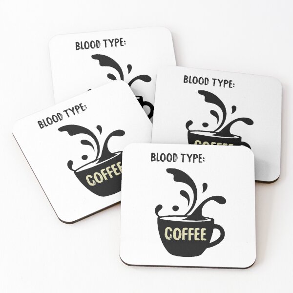 Item preview, Blood type: coffee designed and sold by SVDesignatVasil.