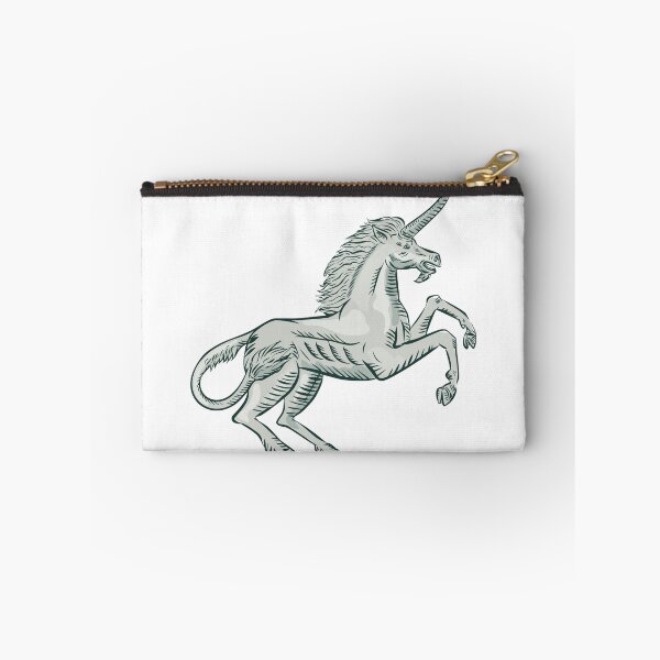 Item preview, Unicorn Horse Prancing Side Etching designed and sold by patrimonio.