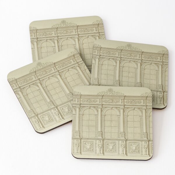 Item preview, Classical Library Architecture designed and sold by BlueSpecsStudio.