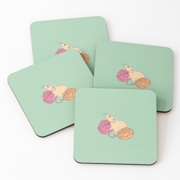 Item preview, Rat and Roses Fawn designed and sold by Holly Wells . Sweet Illustrations.