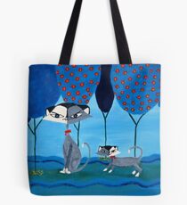 Funky Cats Tote Bag
