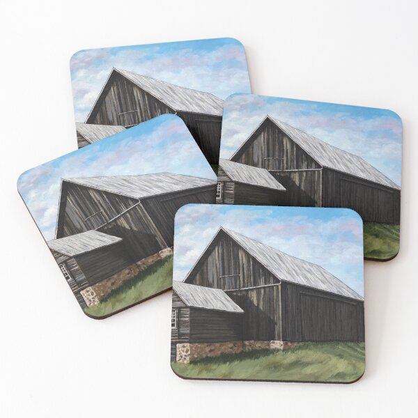 Item preview, Centennial Barn oil painting designed and sold by LindaAppleArt.